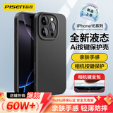 品胜【相机按键全包】适用iPhone16promax手机壳苹果16promax保护套亲肤柔性液态男女款超薄软壳保护套