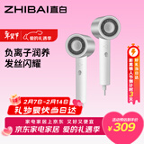 直白负离子吹风机家用大功率速干护发电吹风筒大风力低音智能温控闺蜜生日情人节礼物女 HL340pro银色