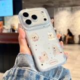叶余波点西高地适用苹果17pro手机壳iPhone17立体17pro感全包透明硅胶全系列防摔外壳讴歌17系列手机壳 【透明软壳】立体波点西高地 iPhone 17 pro
