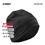 CEP 运动针织帽男士女士帽子春季跑步骑行加厚毛线保暖帽户外套头帽 神秘黑 L/XL 周长56cm