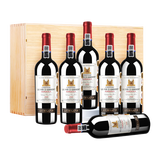 路易拉菲（LOUIS LAFON）法国原瓶进口红酒礼盒15度整箱干红葡萄酒750ml*6木箱送礼