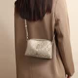 金狐狸牛皮女士包包女包大容量单肩斜挎包手机包妈妈包小包母亲节礼物