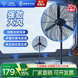钻石牌（DIAMOND）工业风扇大风力电风扇强力落地式大风量牛角扇大功率商用吹除甲醛工厂车间工地立式摇头落地风扇WY 【双滚珠轴承】20吋落地扇/FS-50 【好品质/敢承诺】本店支持两年换新