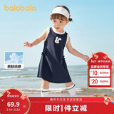 巴拉巴拉女童连衣裙宝宝裙子Polo背心裙2025夏装洋气时髦甜美208225111002