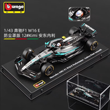 比美高1:43奔驰F1赛车模型W16方程式合金车模2025梅赛德斯 拉塞尔 礼物