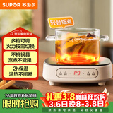 苏泊尔（SUPOR）电陶炉煮茶电磁炉家用电磁炉灶新型迷你小型简易大功率速热轻音火锅围炉煮茶炉C10-CS15
