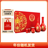 郎酒 红花郎10 酱香型白酒 53度 500mL*2瓶 礼盒装 （年份包装随机）