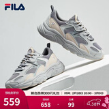 FILA斐乐女鞋跑步鞋火星二代复古老爹鞋运动鞋休闲慢跑鞋FILA MARS Ⅱ 合金灰/日岩灰-AG-F12W141116F 35.5