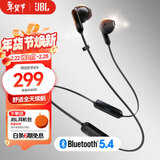 JBL TUNE 235BT 半入耳式蓝牙耳机 颈挂式耳机 防水设计免提通话 适用苹果小米 送朋友礼物推荐 黑色