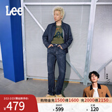 Lee【张凌赫代言】726标准中腰直脚丹宁回潮深蓝直筒男牛仔裤潮流 深蓝色（裤长31） 30 (120-130斤可选)
