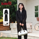 班尼路（Baleno）运动休闲套装女2026春秋季新款气质减龄立领卫衣外套阔腿裤两件套