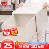 爱丽思（IRIS）抽屉式收纳箱收纳盒家用塑料衣物内衣玩具收纳柜可叠加塑料整理箱 【单个*卡其色】59L面宽40*深50*高30 加厚材质