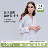 嫚熙（EMXEE）月子服孕妇睡衣产后家居服哺乳衣春秋季纱罗喂奶夏天 星月时空【两件套】 M【Noble高端系列】