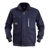 诚墨（CHENGMO）纯棉耐磨秋冬工作服套装男劳保服春秋季电焊工服防烫建筑工装户外 纯棉【630藏青单上衣】只有上衣 XL 175/XL建议体重120-140斤