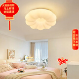 大观园（DGY）新款极简卧室吸顶灯温馨儿童公主房南瓜灯创意餐厅灯中山灯具O357 9936-南瓜奶白60CM-无极精灵