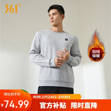 361°卫衣男装秋冬季长袖运动服休闲圆领宽松加绒上衣服652344801D-7