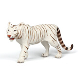 玛奇乐（MECHILE）仿真动物模型玩具大象大熊猫老虎河马犀牛狮子骆驼袋鼠斑马狼鳄鱼 白虎