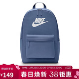 耐克NIKE男女通款双肩包背包HERITAGE休闲包DC4244-499蓝书包