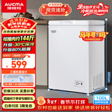 澳柯玛（AUCMA）100升单温冷柜家用减霜小冰柜冷藏柜冷冻柜小型冷柜卧式顶开门冰箱一级能效 BC/BD-100H 以旧换新