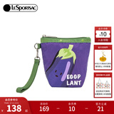 LeSportsac乐播诗新款包包女包化妆包可爱零钱包手拿包女情人节礼物 酷茄子