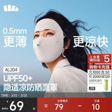 蕉下（beneunder）防晒口罩骑行护脸面罩脸基尼女医美防紫外线全脸防晒面罩高颜值灰