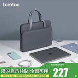 tomtoc手提电脑包14英寸女士苹果笔记本包A11适用于MacBook Pro/Air M2 鱼尾灰 14英寸