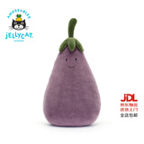 Jellycat活泼茄子可爱公仔毛绒玩偶食物蔬菜玩偶安抚三八节女神生日礼物 活泼茄子 H40 X W22 CM