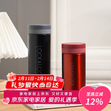 乐扣乐扣（LOCK&LOCK）不锈钢纤巧便携保温茶水杯车载商务男女保温杯子300ml黑色LHC561