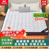 慕胜天然椰棕床垫棕垫偏硬 天然乳胶榻榻米定制床垫天然棕榈健脊床垫 6CM厚（防螨混纺面料+3CM棕） 1.5*1.9米