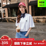 MLB短袖T恤男女纯棉亲肤简约户外短袖25新款3ATSB0253-50WHS-L
