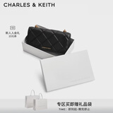 CHARLES&KEITH质感菱格链条小方包钱包斜挎包包女包生日新年礼物CK6-10680924