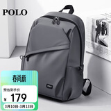 POLO商务双肩包男士旅行背包书包14/15.6英寸电脑包出差包生日礼物