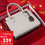 高尔夫（GOLF）手提包女牛皮包包女包时尚单肩斜挎包女友情人节礼物礼盒套装