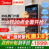 美的（Midea）立式消毒柜 450L大容量家用商用消毒碗柜 餐厅食堂厨房碗筷餐具茶杯碗柜【政府补贴】 450R04