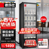 德玛仕（DEMASHI）食品留样冰箱柜 冷藏柜保鲜柜商用展示柜  生物实验室设备学校幼儿园食堂公司用 食物冷藏保鲜商用 单位食堂留样丨5层230升丨带锁扣