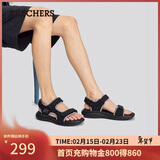 斯凯奇（Skechers）凉鞋男软底轻便外穿舒适凉拖鞋休闲百搭透气沙滩鞋232893