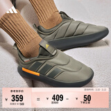 adidas ADIPUFF面包鞋柔软舒适保暖棉鞋秋冬阿迪达斯官方轻运动   橄榄绿/草绿色/棕色（推荐选大半码）   43