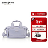 新秀丽（Samsonite）大容量饺子包淡紫色单肩/斜跨包包NO0新年情人节礼物送女友礼物