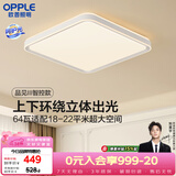 欧普照明（OPPLE）吸顶灯智控调光LED照明灯具全光谱智慧光方卧 品见4白