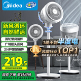 美的（Midea）【暴风循环】空气循环扇大风量摇头电风扇家用台式落地扇轻音卧室节能小风扇柔风轻羽扇 FGA24TQ