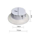 拓伦凯蹲便器防臭器防堵厕所塞子蹲坑便池卫生间堵臭器防反臭反味神器 防臭堵-大号9-11cm