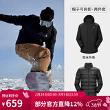 骆驼（CAMEL）三防冲锋衣户外登山服防风防水防污三合一运动外套 AD12263514Y,羽绒内胆幻影黑男女 XL