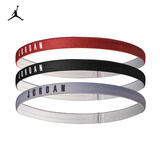 耐克（NIKE）运动束发带瑜伽跑步导汗带皮筋发饰3条J0003599626OS/CK9952-626