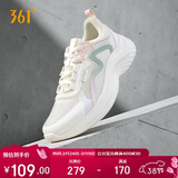 361°运动鞋女春季网纱透气轻便减震通勤休闲慢跑步鞋子女682322205F-3