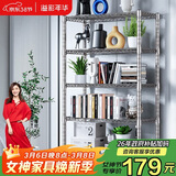 溢彩年华 厨房置物架落地仓储货架家用阳台铁艺储物架收纳架子五层2801SR