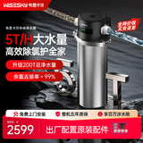 WISESKY【商场同款】韦思卡尔中央净水器前置过滤器大白瓶不锈钢抗压全屋大通量家用自来水除余氯 不锈钢款【余氯款】