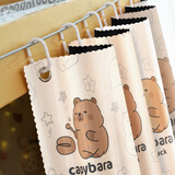 云瑾宿舍床帘大学生下铺上铺遮光布帘子女生寝室加厚避光围帘 卡皮巴拉/1片帘(遮正面） 200cm*120cm 1.2米高（下铺）