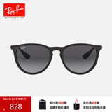 雷朋（RayBan）墨镜女款太阳镜抗紫外线轻质渐变多色镜片可选可定制度数0RB4171F 622/8G 黑色镜框灰色渐变镜片 尺寸57