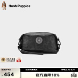 暇步士（Hush Puppies）男士手包轻奢高档品牌真皮商务手抓包新款头层牛皮双色手拿包礼物 银灰色HA-1811711W-5813