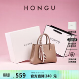 红谷女包单肩包女手提包包牛皮斜挎包丝巾搭配戴妃包 38女神节礼物